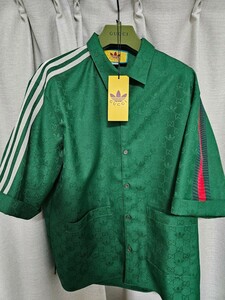 【1円スタート】adidas×GUCCI シャツ（48）