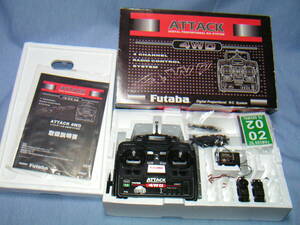 .フタバ アタック FUTABA ATTACK 4WD T4VWD FP-R114H TP-S3003x2ヶ タミヤ ハイラックス トレーラー