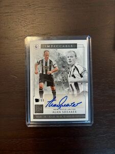 Panini Impeccable Soccer Alan Shearer 99枚限定直筆サインカード 