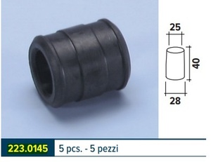 POLINI 223.0145 connection rubber Vespa?? inside diameter 25mm/28mm length 40mm 10052