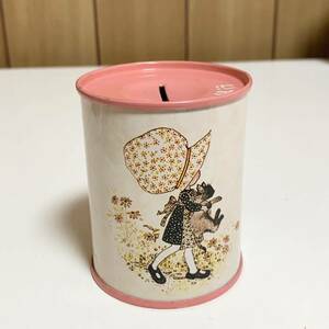 ☆匿名配送　缶型貯金箱　広島相互銀行　レア 希少 非売品 ノベルティー 昭和レトロ 限定品 コインバンク 年代物 ららら貯金箱