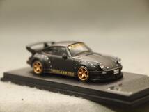 (限定888pcs) 1/64 RWB 930 STELLA ARTOIS マットブラック/ゴールドホイール TKカンパニー/modelcollect MC640003A-1_画像3