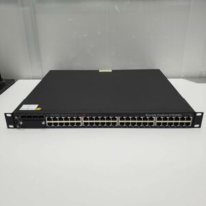 ＠T0753【初期化動作確認済み】Brocade Fastiron FCX648S 48ポート(GbE/RJ45),4ポート(SFP)冗長電源 高性能スタッカブル・スイッチ