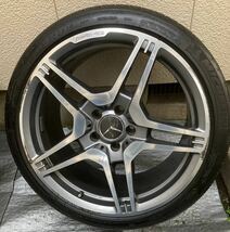 ベンツ AMG 純正W212 E63 W218 CLS R231 SL 鍛造ホイール 9J 10J 255/35 285/30R19 ミシュランパイロットスポーツ_画像3