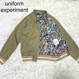 【uniform experiment】ユニフォームエクスペリメント　SOPHNET.　ナイロン ブルゾン ベージュ　マルチカラー 2　M相当