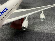 ★★美品　全長45cm 大迫力！ずっしり！　1/150 B747-400 AIR FRANCE エールフランス ボーイング 747 ソリッドモデル　樹脂製模型 ★★_画像6