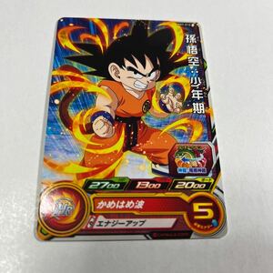 ドラゴンボールヒーローズ　孫悟空:少年期　かめはめ波　BM7-010