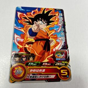 ドラゴンボールヒーローズ　孫悟空:少年期　かめはめ波　BM8-011