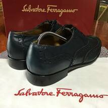 Salvatore Feragamo サルバトーレフェラガモ メンズビジネスシューズ　上級ラインLAVORAZIONE 美品_画像5
