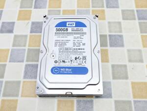 ∨ 正常判定｜SATA 3.5インチ 内蔵型 ハードディスク｜Western Digital WD5000AZLX HDD｜500GB フォーマット済み ■O1426