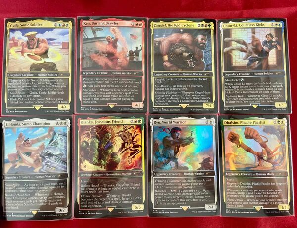 【8枚】MTG Secret Lair x Street Fighter FOIL版