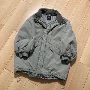 美品JEANASIS M-65コート グレー系カラー 