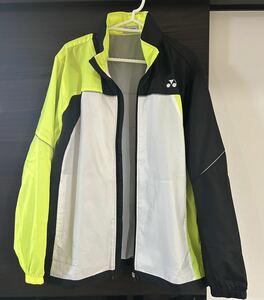  free shipping Yonex heat Capsule windbreaker Uni O size use little beautiful goods black yellow simple basis with a hood popular 