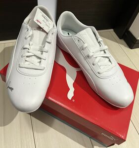  free shipping sneakers PUMA Puma men's Neo cat driving shoes white new goods tag attaching 30 centimeter 30cm large size cool 