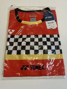  free shipping Yonex men's game shirt M size limited amount popular air Release po Rige n installing be leak -ru dry uniform wear 