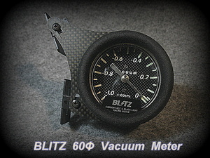 ブリッツ　BLITZ 　60Φ　バキュームメーター　美品