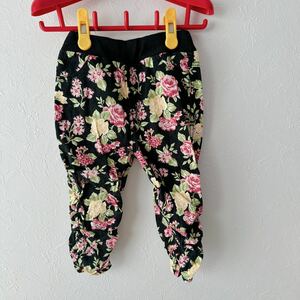 美品★花柄パンツ　120