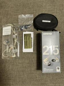 SHURE SE215-CL-A イヤホン