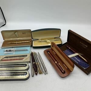 6-2-26■ ボールペン おまとめて パーカー PARKER CROSS CINCE 1846 PLATINUM Roberto SHEAFFER など 15本 中古現状品 インク無し有り