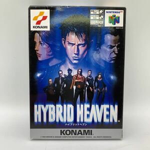 6-2-29■ ニンテンドウ64 ハイブリッドヘブン 箱説付き コナミ NINTENDO 64 Hybrid Heaven RZ011-J1 NUS-P-NHYJ (JPN) Konami 中古現状品