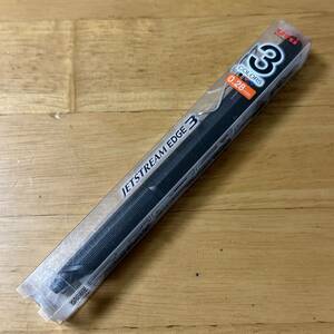 新品 MITSUBISHI 三菱鉛筆 uni ユニ JETSTREAM ジェットストリーム EDGE エッジ ボールペン 3色 0.28mm ブラック軸 箱付き