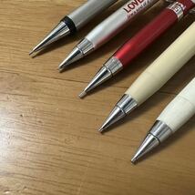 廃盤 MITSUBISHI 三菱鉛筆 uni ユニ シャーペン 5本セット 0.5mm compo BOXY 昭和レトロ_画像2