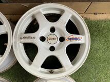 SPEEDLINE 15インチホイール＊15x6.5J/オフセット+21 PCD108-4H＊4本セット＊ITALY_画像3