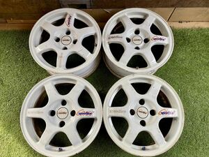 SPEEDLINE 15インチホイール＊15x6.5J/オフセット+21 PCD108-4H＊4本セット＊ITALY