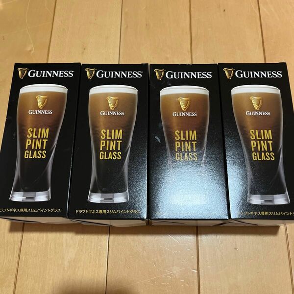 ギネス オリジナルグラス　 ビールグラス GUINNESS ４個