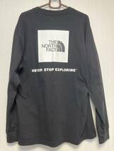 ノースフェイス ゴールドウィン THE NORTH FACE Tシャツ 長袖 ロングスリーブ バックスクエア ロゴティー TNF NT82131 XLサイズ_画像1