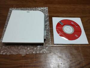 BUFFALO DVSM-PTS58U2 WHD ポータブル DVDドライブ 中古品