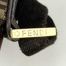 美品■FENDI フェンディ ショルダーバッグ FF ズッカ柄 キャンバス レザー ブラウン ズッキーノ 総柄 クロスボディ ユニセックス 8BT099_画像3