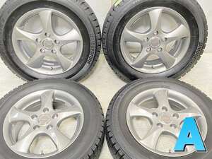 中古タイヤ スタッドレスタイヤ ホイールセット 4本セット 195/65R15 　 TOPRUN 15x6.0 53 114.3-5穴 ブリヂストン アイスパートナー2