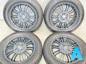 中古タイヤ スタッドレスタイヤ ホイールセット 4本セット 185/60R15 　 VELVA 15x5.5 42 100-4穴 ブリヂストン ブリザック VRX2