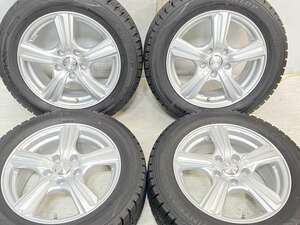 中古タイヤ スタッドレスタイヤ ホイールセット 4本セット 205/55R16 VIOLENTO 16x6.5 40 114.3-5穴 DUNLOP ウィンターマックス WM02