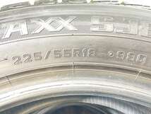 中古タイヤ スタッドレスタイヤ 4本セット 225/55R18 ダンロップ ウィンターマックス SJ8_画像5