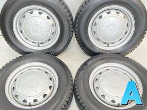 中古タイヤ スタッドレスタイヤ ホイールセット 4本セット 185/70R14 　 JECT VK 14x5.0 100/114.3-4穴 ブリヂストン アイスパートナー2