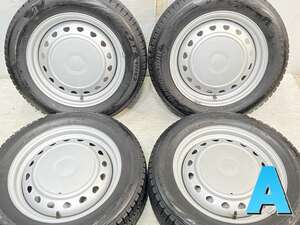 中古タイヤ スタッドレスタイヤ ホイールセット 4本セット 185/60R15 　 JECT R6 15x5.5 100/114.3-4穴 ブリヂストン ブリザック VRX2