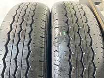 中古タイヤ サマータイヤ 2本セット 195/80R15 107/105LT ブリヂストン エコピア RD-613_画像3