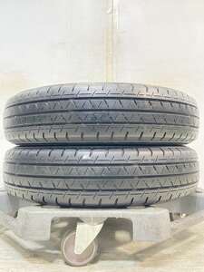 中古タイヤ サマータイヤ 2本セット 145/80R13 82/80 LT ヨコハマ ブルーアースVAN RY55