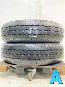 中古タイヤ サマータイヤ 2本セット 195/80R15 107/105LT ブリヂストン エコピア RD-613