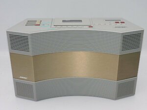 【ラジオ/カセット聞けます/送料無料】BOSE Acoustic Wave music system AW-1 ケース/電源コード/説明書付き 高音質 中古 カセットデッキ