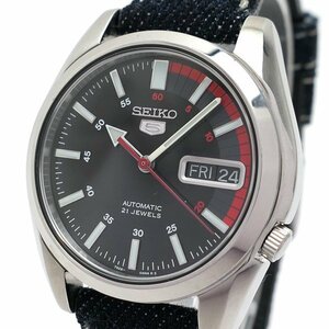 １円～ SEIKO セイコー ファイブ 7S26-01V0 デイデイト AT メンズ ウォッチ 裏スケ SS◆クリックポスト185円 ◆質屋 神戸つじの