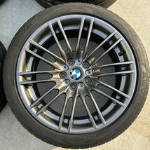 E92 E90 M3 純正ホイール 18インチ 8.5J 9.5J ADVAN SPORTS 235/40/18 BMW 260M _画像4