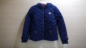 K274-1612217 TOMMY HILFIGER トミーヒルフィガー レディース ショート ジャケット US/M JP/L ネイビー アウター