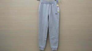 K190-1522624 FILA フィラ レディース フリース パンツ US/XS JP/S ヘザーグレー 裏起毛 スエット