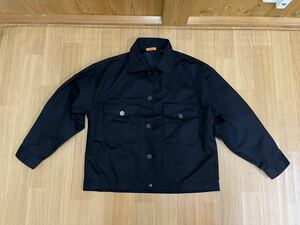 新品　超撥水2WAYシェフジャケット chef’s Jacket ブルゾン コットン 黒 ブラック ワークマン　workman