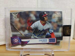 【世界１枚限定】 フアン・ソト 直筆サインカード topps baseball auto 1/1 juan soto ヤンキース ナショナルズ パドレス 大谷