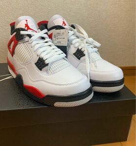 ナイキ エアジョーダン4 レトロ レッドセメント Nike Air Jordan 4 Retro Red Cement 28㎝