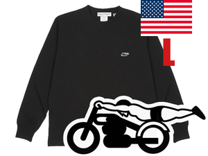 USAコットン SUPER HEAVY WEIGHT スピードアディクト L/S T-shirt BLACK L/黒tシャツロンteeヘビーウェイトヘビーオンスcamberキャンバー